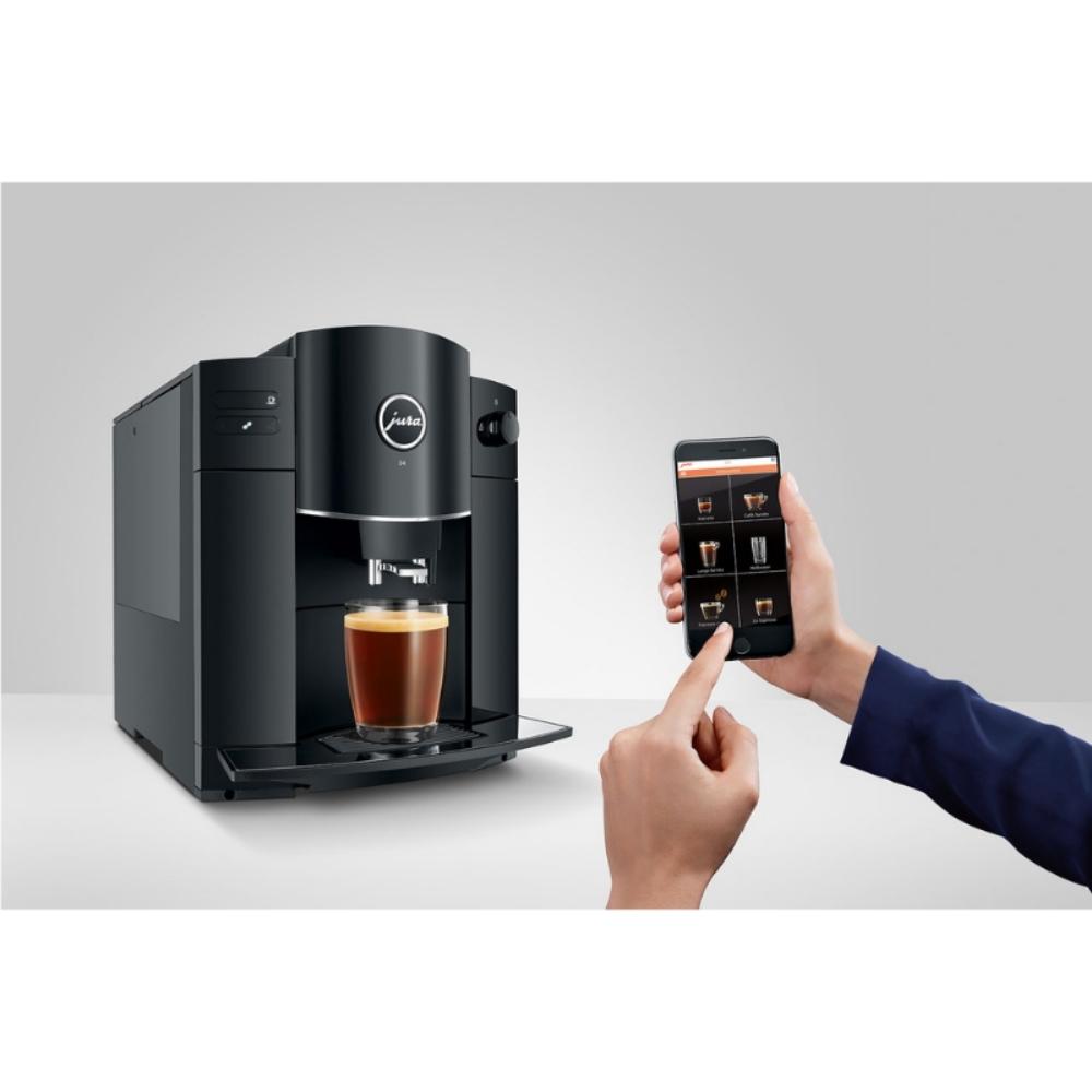 Jura E4 Piano Black – Right Side Coffee