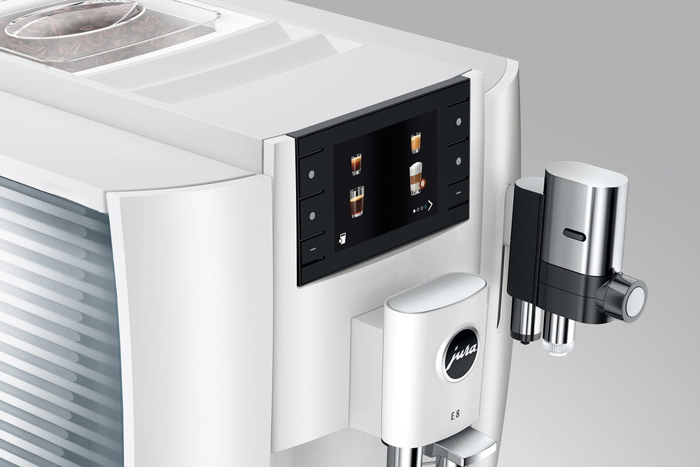 Jura E8 ジャンク品 Jura E8 Piano White Bean-to-Cup Coffee Machine – Caffé-Select